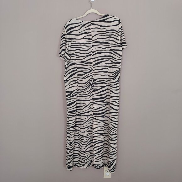 Zara Animal Print Dress ZW Collection Size XXL - Picture 7 of 10